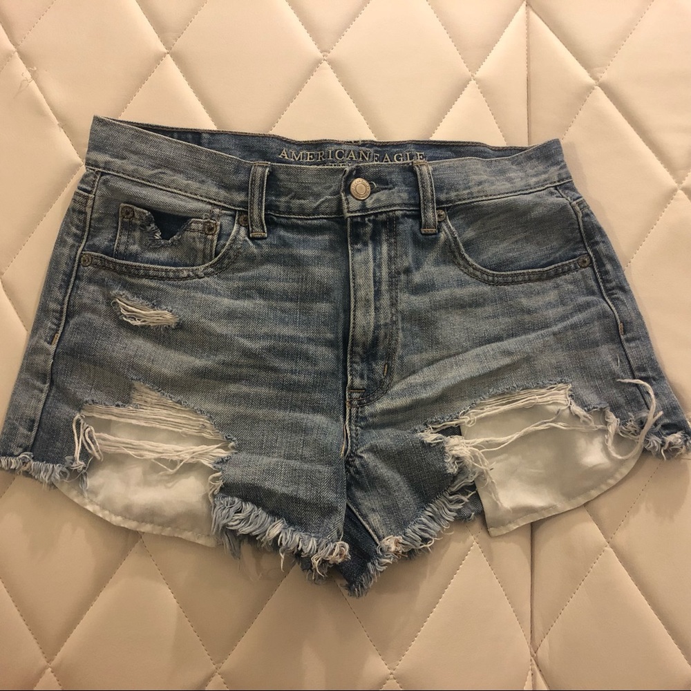 AEO Vintage Hi-Rise Festival Shorts